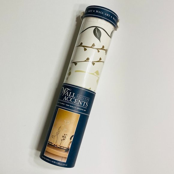 Designer Wall Accents Peel and Stick Wall Decor, Winter Gardens Botanica… - Picture 1 of 5